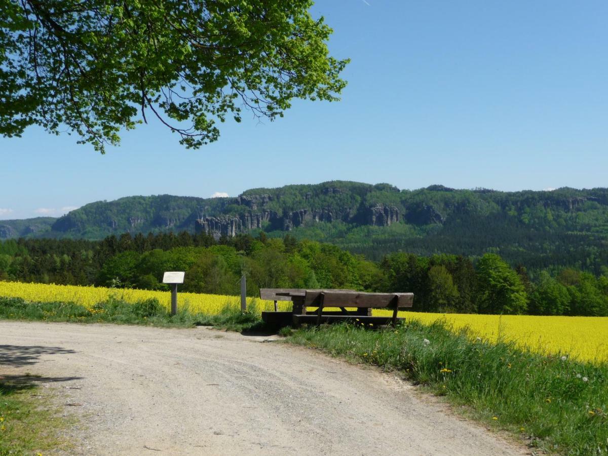 Pension Am Weinberg Saechsische Schweiz Mittelndorf Zewnętrze zdjęcie