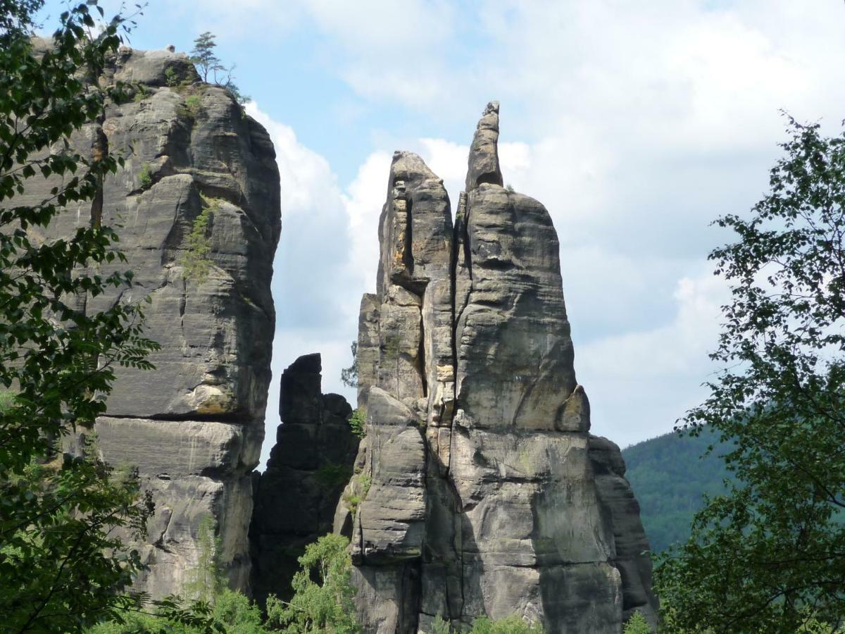 Pension Am Weinberg Saechsische Schweiz Mittelndorf Zewnętrze zdjęcie